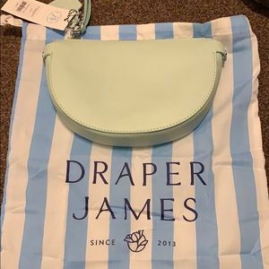 Half Moon leather wristlet